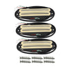 Fleor ST SSS Alnico 5 Dual Rail Humbucker Set fits Single Coil - N 6K / M 9K / B 12K