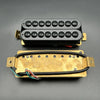 MaxCheer 8 String Big Hex Ceramic Humbucker Pickup Set - N 10K / B 15K - Black