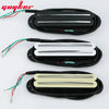 Guyker ST Alnico 5 Dual Rail Humbucker Pickup fits Single Coil - 9K or 13K - Choose Color