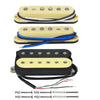 Unbranded ST HSS Alnico 5 Staggered Pole + Humbucker Pickup Set - N+M 6.5k / B 14.5k