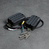 OriPure PSB2 Alnico 2 Alnico 5 Rail +Hex Humbucker A2 A5 Pickup Set - N 7.5K / B 13.5K - Black