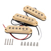 Alnicov ST SSS Alnico 5 Staggered + Beveled Pole Single Coil Pickup Set