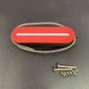 MaxCheer ST Noiseless Single Rail Humbucker Pickup fits Single Coil - 7.5K - Multi Color