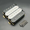 MaxCheer Ceramic Humbucker Pickup Set - N 7.5K / B 15K - Black/White