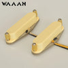 Waaah ST / DS / MST Style Alnico 5 Single Coil Covered Pickup Set - N 6K / B 6.4K - Cream