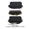 Fleor ST HSH Ceramic Hex Humbucker + Flat Pole Single Coil Pickup Set  - N 7.5K / M 5.5K / 14.5K - Choose Color