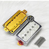 Unbranded P90 Ceramic Single Coil fits Humbucker Pickup - N+B 7.5K - White Pearl