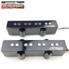 Wilkinson Var-Gauss J Bass Ceramic Pickup Set - N 8.55K / B 9.35K - Black