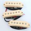 Artec GCS ST Alnico 5 Staggered Pole Single Coil Pickup Set -  N 6.5K / M 6.9K / B 10.2K -  Choose Color