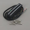 Fleor ST Alnico 5 Dual Rail Humbucker Bridge Pickup fit Single Coil - 6K / 9K / 12K