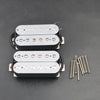 MaxCheer Alnico 5  Humbucker Pickup Set - White