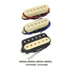 Fleor ST HSS Ceramic Humbucker + Single Coil Pickup Set - N+M 5.5K / B 14.5K