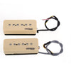 Wilkinson M Series Noiseless P90 Ceramic Stacked Humbucker fits Soapbar Pickup Set - N 10k / B 16K - Cream